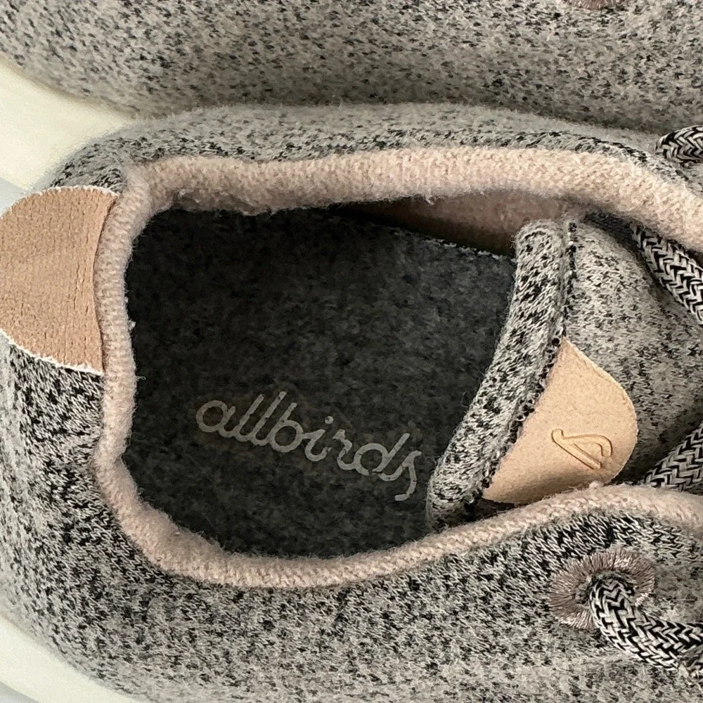 Allbirds‎ Women's Size 9 Wool Runners Grey Knit Sneakers Mizzies Shoes